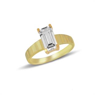 925 Ayar Gümüş Baget Yüzük