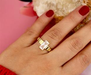 925 Ayar Gümüş Baget Yüzük