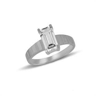 925 Ayar Gümüş Baget Yüzük