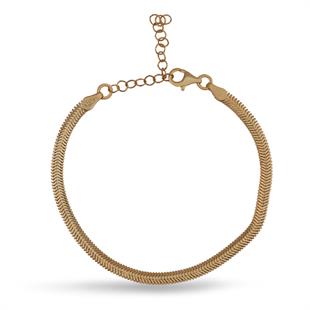 925 Ayar Gümüş Balık Sırtı Zincir Bileklik