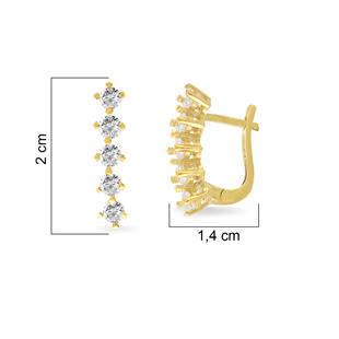 925 Ayar Gümüş Beştaş Takı Seti Gümüş Yüzük ve Gümüş Küpe
