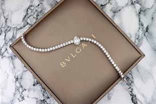 925 Ayar Gümüş Beyaz Damla Taşlı Su Yolu Bileklik