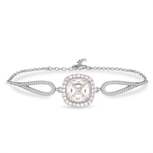 925 Ayar Gümüş Beyaz Taşlı Takı Seti