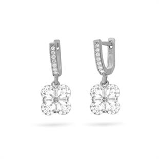 925 Ayar Gümüş Çiçek Küpe