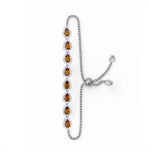 925 Ayar Gümüş Damla Zultanit Taş Bileklik