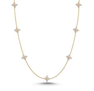 925 Ayar Gümüş Dört Yapraklı Yonca Kolye