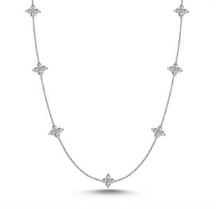 925 Ayar Gümüş Dört Yapraklı Yonca Kolye