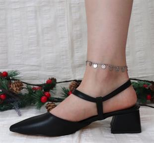 925 Ayar Gümüş Dövme Pullu Halhal