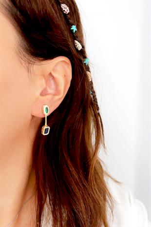 925 Ayar Gümüş Emeralight Küpe