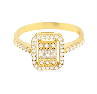 925 Ayar Gümüş Gold Baget Set