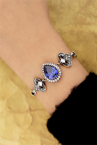 925 Ayar Gümüş Hürrem Sultan Otantik Bileklik