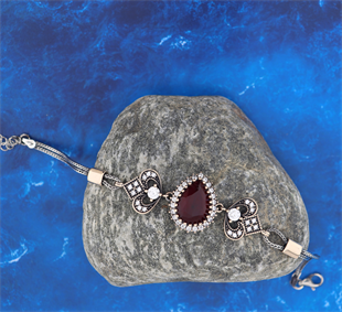 925 Ayar Gümüş Hürrem Sultan Otantik Bileklik