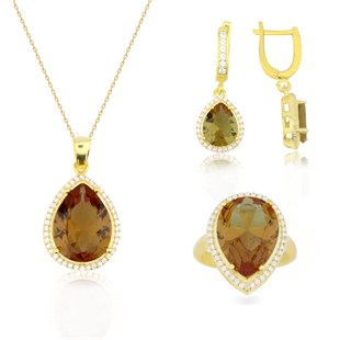 925 Ayar Gümüş Hürrem Takı Seti