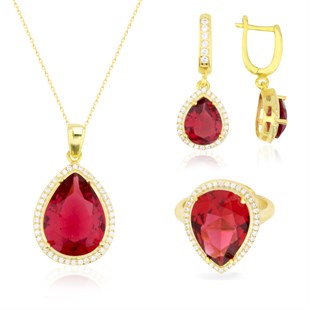 925 Ayar Gümüş Hürrem Takı Seti