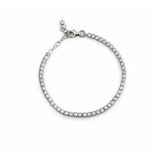 925 Ayar Gümüş Işıltılı Tenis Bileklik - 2.8 mm Su Yolu Bileklik