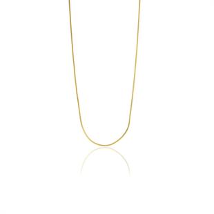 925 Ayar Gümüş İtalyan Yılan Model Zincir