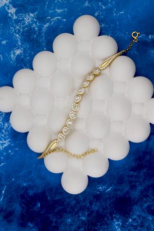 925 Ayar Gümüş Kalp Su Yolu Bileklik