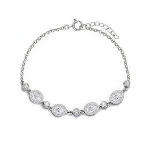 925 Ayar Gümüş Kristal Elegance Davet Takı Seti