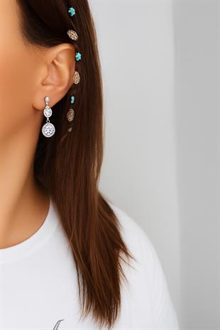 925 Ayar Gümüş Kristal Elegance Davet Takı Seti