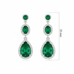 925 Ayar Gümüş Kristal Elegance Küpe