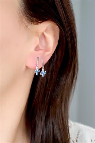 925 Ayar Gümüş Lotus Küpe