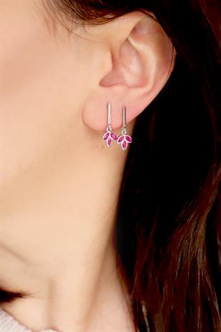 925 Ayar Gümüş Lotus Küpe