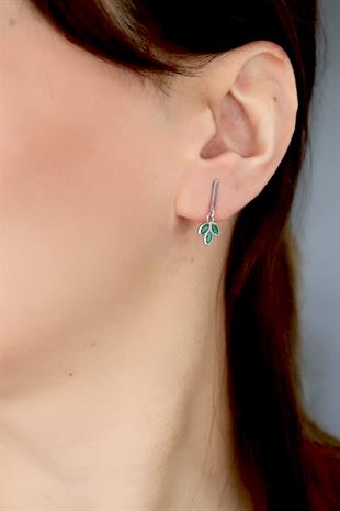 925 Ayar Gümüş Lotus Küpe