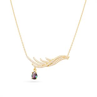 925 Ayar Gümüş Melek Kanadı Kolye