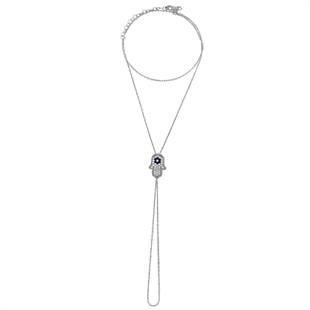 925 Ayar Gümüş Minimal Fatma Ana Eli Şahmeran