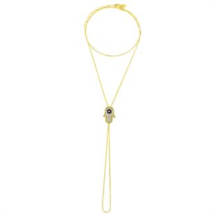 925 Ayar Gümüş Minimal Fatma Ana Eli Şahmeran