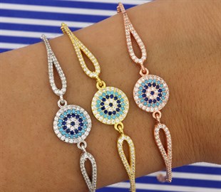 925 Ayar Gümüş Nazar Bileklik