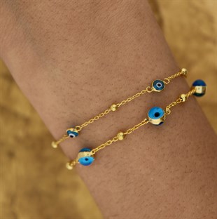 925 Ayar Gümüş Nazar Bileklik