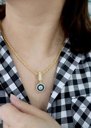 925 Ayar Gümüş Nazar Charm