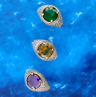 925 Ayar Gümüş Otantik Zultanit Yüzük