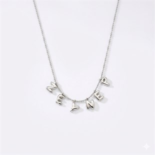 925 Ayar Gümüş Özel Tasarım İsim Kolye