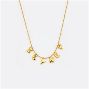 925 Ayar Gümüş Özel Tasarım İsim Kolye