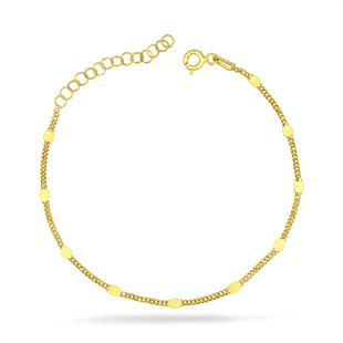 925 Ayar Gümüş Pullu Gurmet Bileklik