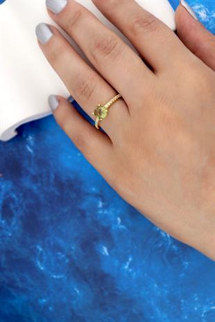 925 Ayar Gümüş Renk Değiştiren Zultanit Taş Yüzük