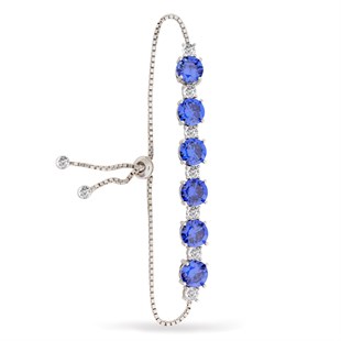 925 Ayar Gümüş Rodyum Kaplama Asansörlü Bileklik