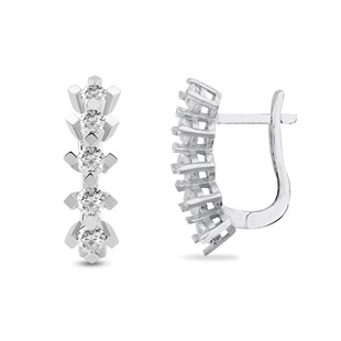 925 Ayar Gümüş Rodyumlu Beştaş Takı Seti