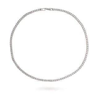 925 Ayar Gümüş Rodyumlu Su Yolu Düğün Takı Seti