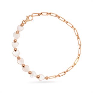 925 Ayar Gümüş Sedef Taşlı Adore Halhal