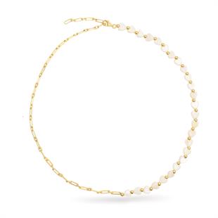 925 Ayar Gümüş Sedef Taşlı Adore Kolye