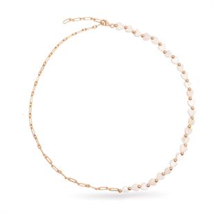 925 Ayar Gümüş Sedef Taşlı Adore Kolye