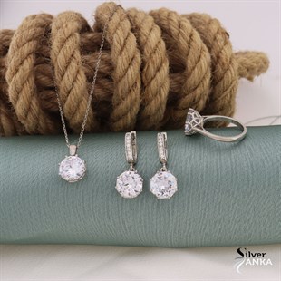 925 Ayar Gümüş Şık Set