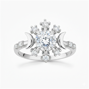 925 Ayar Gümüş Şık Yüzük