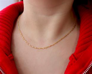 925 Ayar Gümüş Singapur Model Zincir