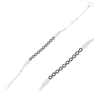 925 Ayar Gümüş Sonsuzluk Bileklik