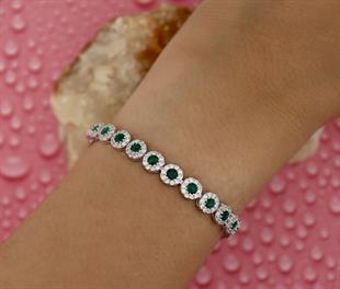 925 Ayar Gümüş Su Yolu Bileklik