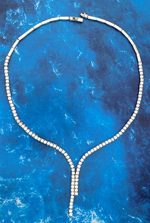 925 Ayar Gümüş Su Yolu Kolye